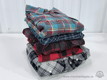 Men's XL Plaid Flannel Shirt Jacket Lot Burton Salomon Aggressor 5 Pieces