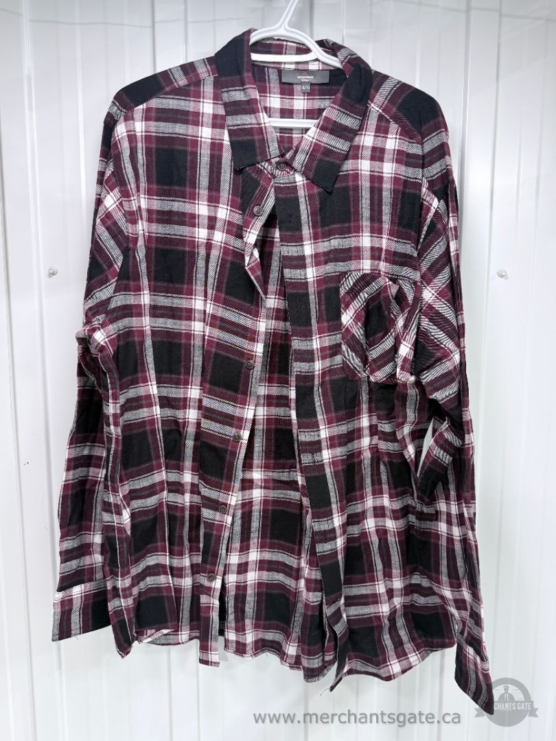 Men's Plaid Flannel Shirt Lot Size Large XL J.Crew rue21 Mountain Ridge 4 Shirts