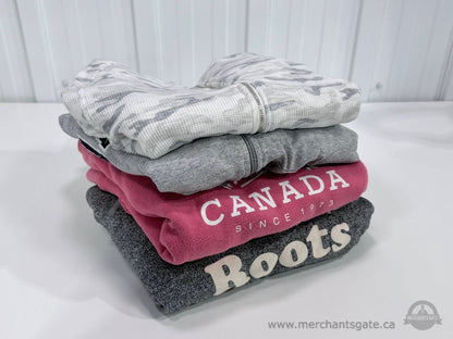 Women's Small Medium Hoodie Sweater Lot Roots Canada Dalia Algonquin College 4 Pieces