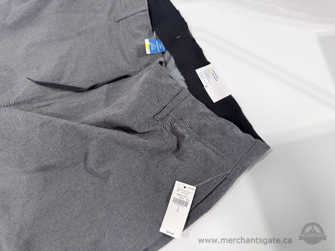 New Old Navy Men's StretchTech Tapered Grey Pants Size Large L