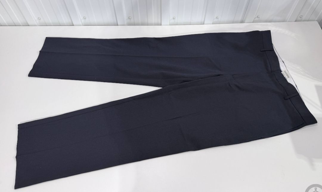 Dockers Men's Straight Fit Dress Pants 36x30 Navy Blue Stretch Like New