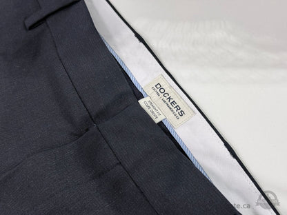 Dockers Men's Straight Fit Dress Pants 36x30 Navy Blue Stretch Like New