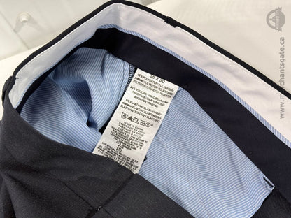 Dockers Men's Straight Fit Dress Pants 36x30 Navy Blue Stretch Like New