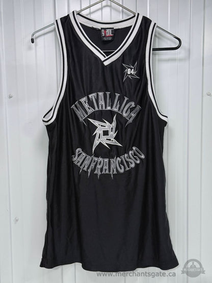 Vintage 2004 Metallica San Francisco ’04 Giant Basketball Jersey Black