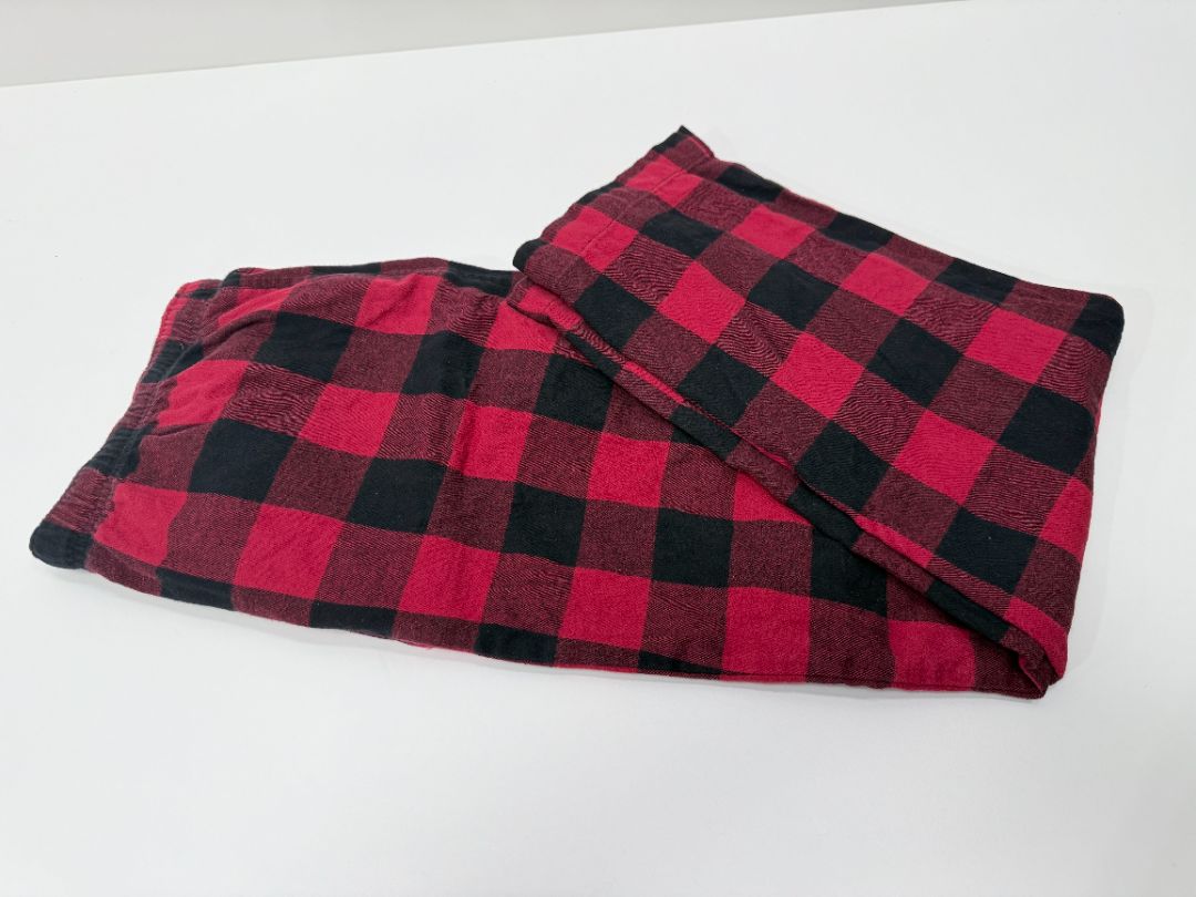 Roots Cabin Red Buffalo Plaid Joggers – Size Small
