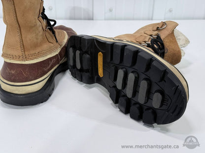WindRiver Men's Size 9 Insulated Winter Snow Boots Leather Rubber Lace Up