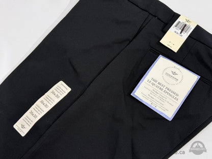 New Dockers Premium Edition Men's Black Dress Pants Straight Fit 36x30