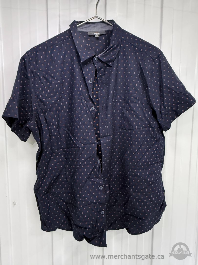 Men’s Size Large Short-Sleeve Button-Up Shirt Lot – US Polo Assn Patterned Shirts