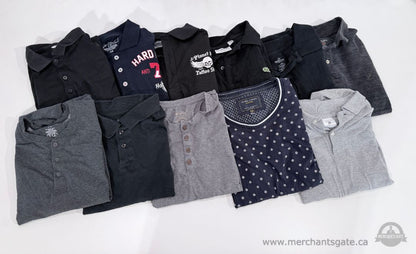 Men’s Size Large Polo Shirt and Casual Shirt Lot – Lacoste Calvin Klein American Eagle