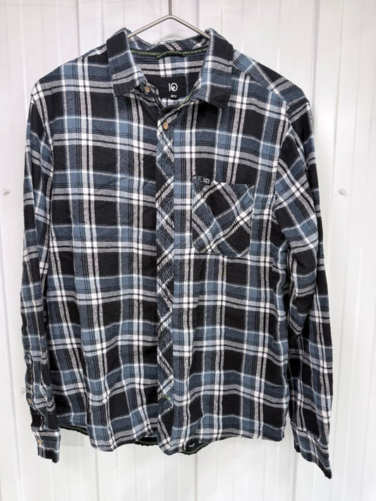 4 Men's Medium Large Long Sleeve Shirts Flannel Plaid Nautica Smith's Casual Tops