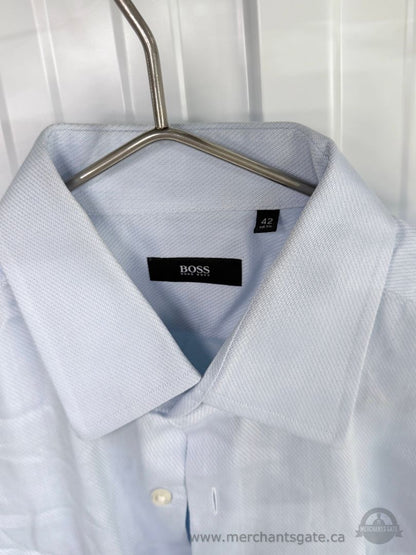 Men’s 16½ Large Dress Shirt Lot – Hugo Boss Michael Kors Bellissimo – 5 Shirts