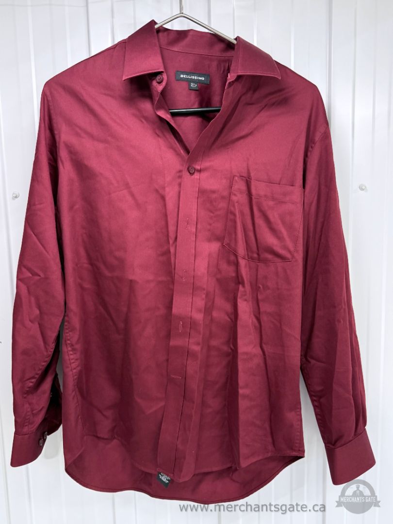 Men’s 16½ Large Dress Shirt Lot – Hugo Boss Michael Kors Bellissimo – 5 Shirts