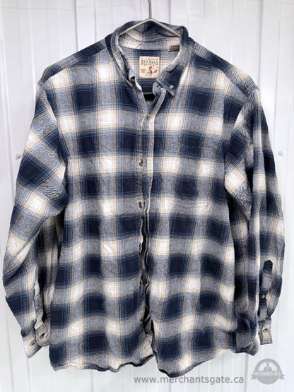Men’s XL Long-Sleeve Plaid Shirt Lot – American Eagle RedHead Kenneth Cole