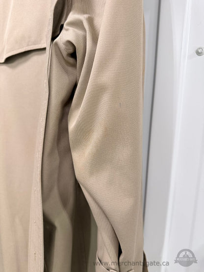 Vintage Burberrys England Women’s Petite XS Long Belted Trench Coat