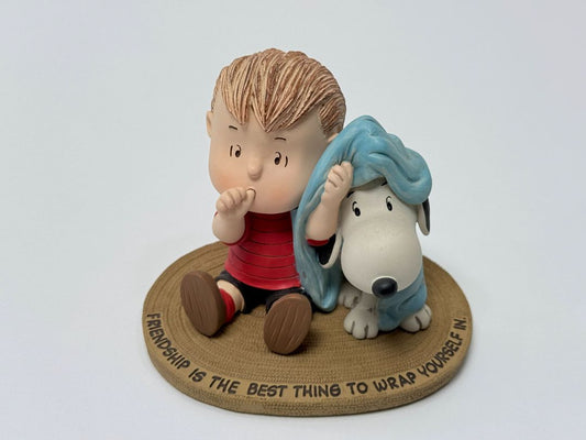 Hallmark Peanuts Gallery Linus And Snoopy Friendship Is The Best Thing Figurine 2003 Collectible