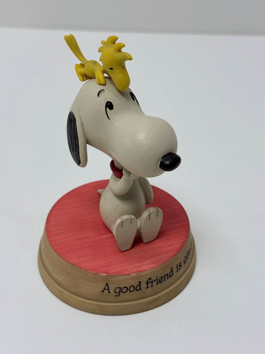 Hallmark Peanuts Gallery Snoopy And Woodstock Figurine A Good Friend Is Always Near