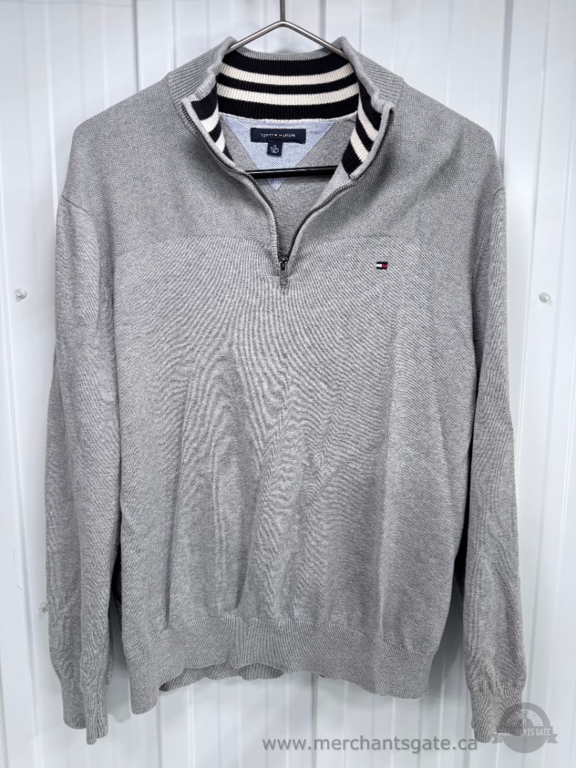 Men’s XL XXL Sweater Sweatshirt and Long-Sleeve Clothing Lot – 8 Pieces