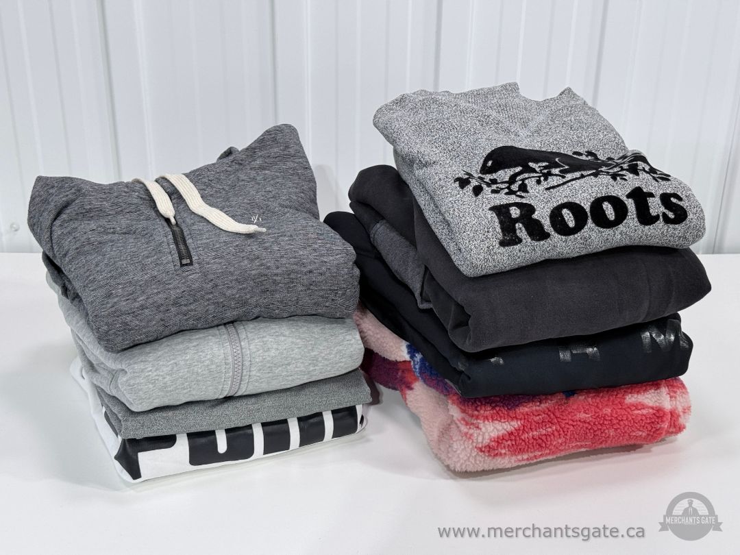 Men’s Size Large Hoodie Sweater Fleece and Athletic Top Lot – 8 Pieces