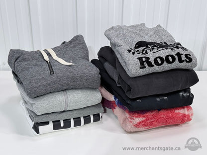 Men’s Size Large Hoodie Sweater Fleece and Athletic Top Lot – 8 Pieces