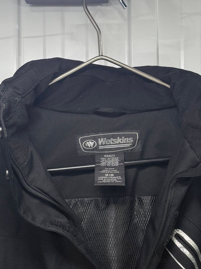 Wetskins Women’s Black Outdoor Jacket with Reflective Trim Size Medium
