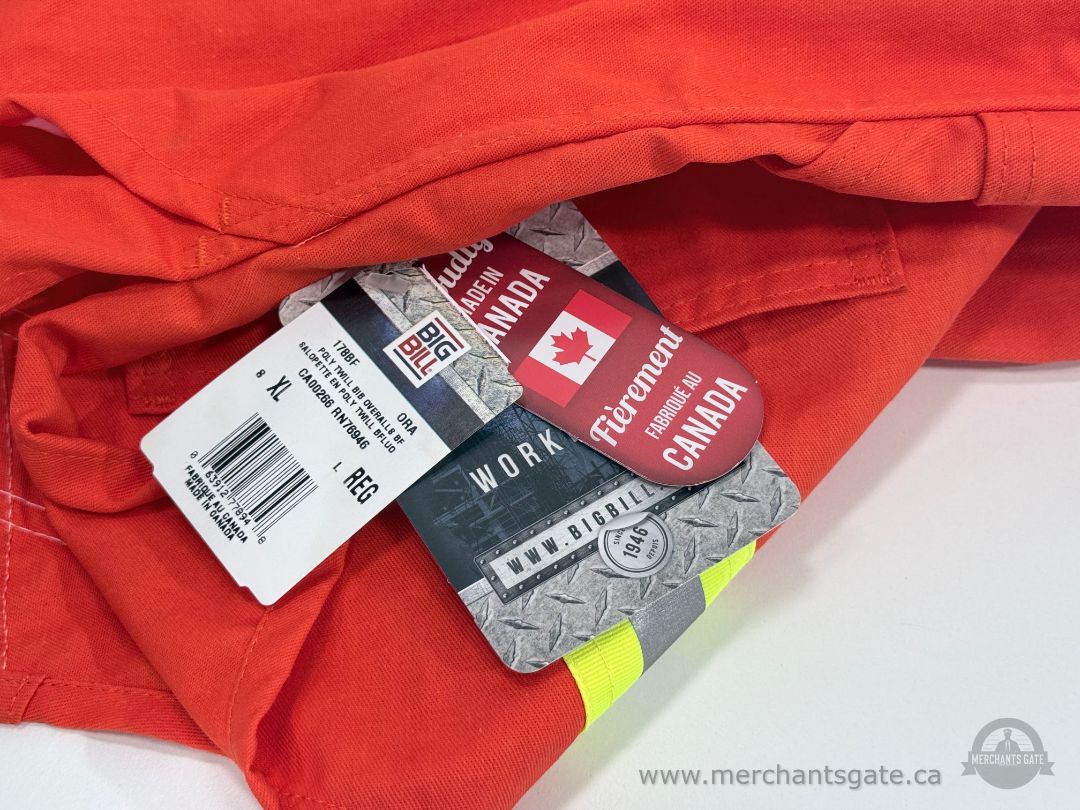 New Big Bill High-Visibility Reflective Work Bib Overalls – Men’s XL Regular