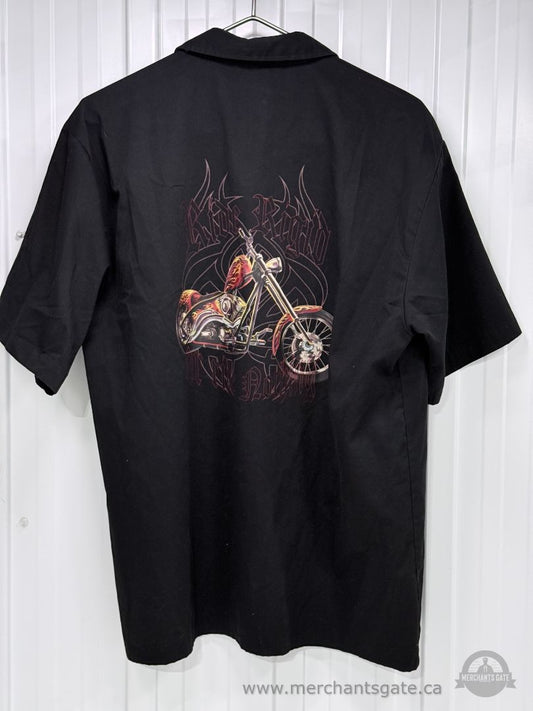 Vintage Dragonfly Clothing Company Motorcycle Chopper Biker Shirt – Men’s XL – Made in USA