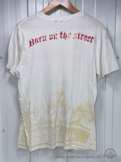 Vintage Smet by Christian Audigier Born on the Street Rhinestone Horse T-Shirt – XL – Made in USA