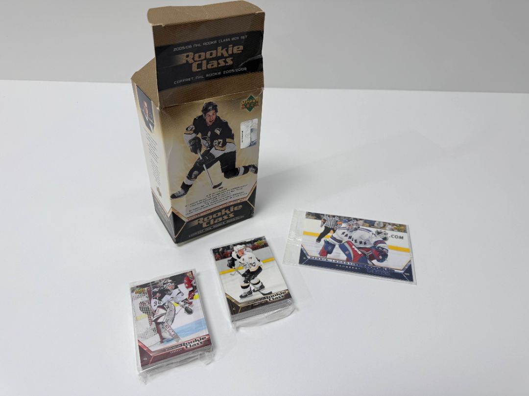 2005-06 Upper Deck NHL Rookie Class Box Set – Crosby, Ovechkin, Lundqvist