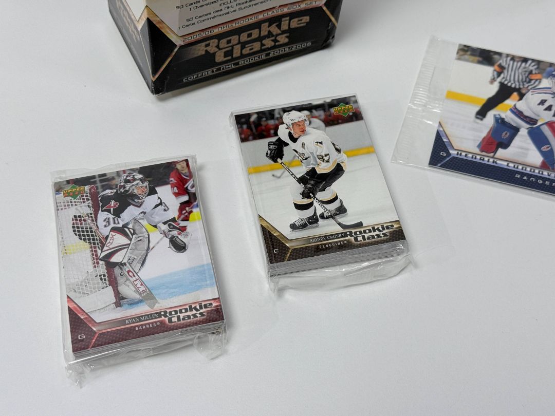 2005-06 Upper Deck NHL Rookie Class Box Set – Crosby, Ovechkin, Lundqvist