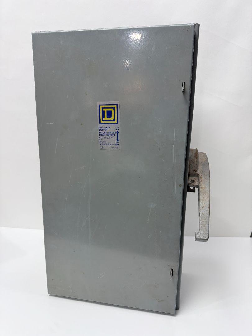 Square D CD225-N 400 Amp Enclosed Switch – 2 Pole + Neutral