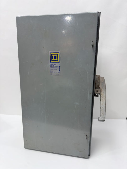 Square D CD225-N 400 Amp Enclosed Switch – 2 Pole + Neutral