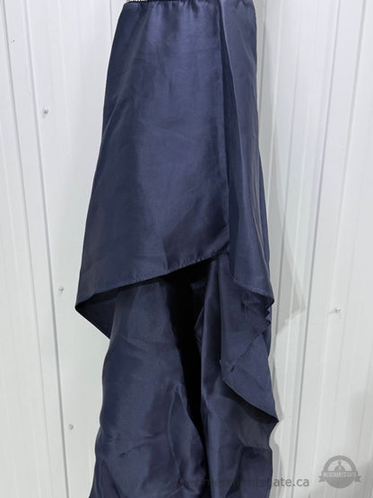Le Château Navy Blue Lace High-Low Formal Prom Dress Size 7