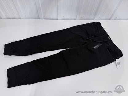 New Buffalo David Bitton Zack-X Men’s Black Jogger Pants Size Large