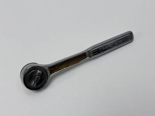 Vintage Craftsman V-Series 1/4" Drive Ratchet – Forged in USA