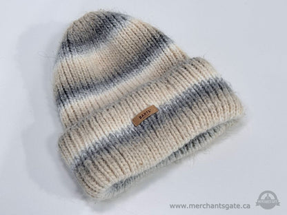 Barts Amsterdam Chunky Knit Striped Beanie Hat One Size