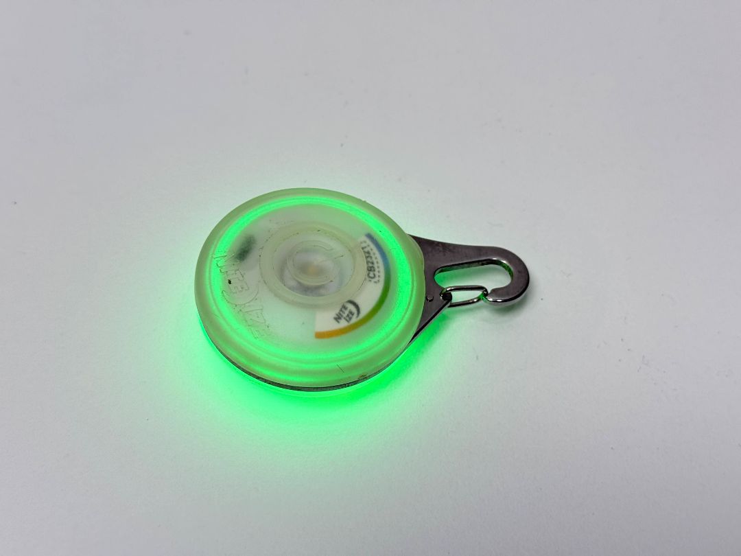 Rechargeable LED Light-Up Glow Dog Collar Clip-On / USB-Chargeable
