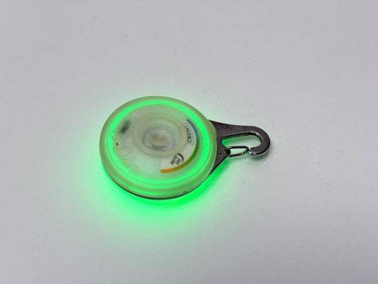 Rechargeable LED Light-Up Glow Dog Collar Clip-On / USB-Chargeable