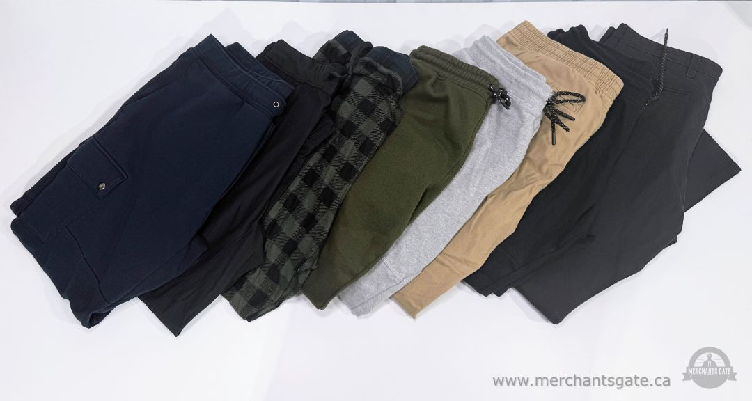 8 Pairs - Men’s Size XL Sport Pants Joggers Sweatpants and Cargo Pants Lot