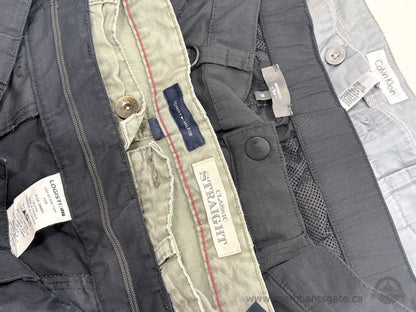 Men’s Size 38 Pants Lot - Tommy Hilfiger, Calvin Klein, Mountain Ridge and Logistik