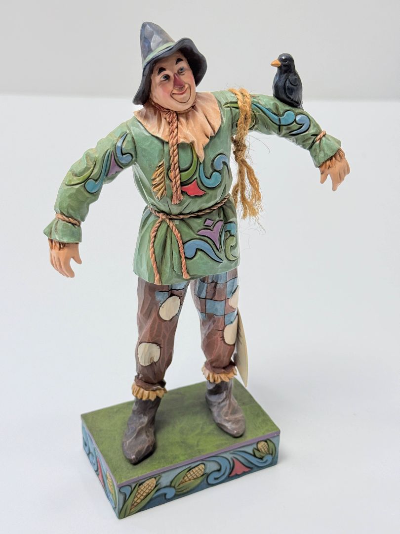 Jim Shore Wizard of Oz Scarecrow Figurine "Shoo!"