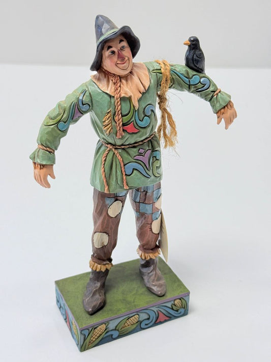 Jim Shore Wizard of Oz Scarecrow Figurine "Shoo!"