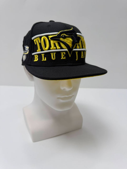 Toronto Blue Jays Hat New Era 9Fifty Snapback Black Yellow Adjustable Cap