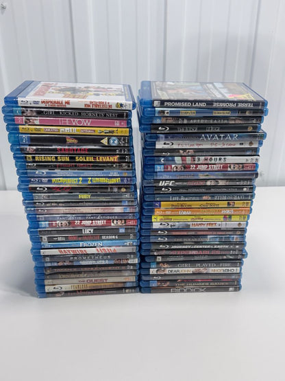 54 Blu-ray Movie Lot with Back to the Future Trilogy, Sons of Anarchy, Disney and More
