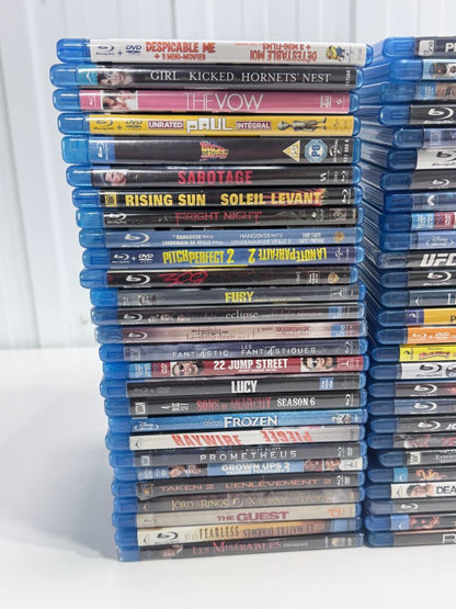 54 Blu-ray Movie Lot with Back to the Future Trilogy, Sons of Anarchy, Disney and More