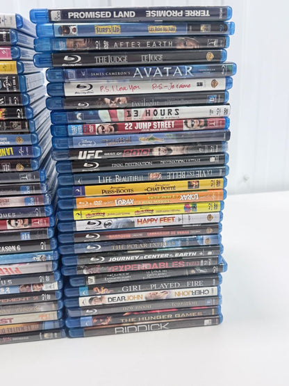 54 Blu-ray Movie Lot with Back to the Future Trilogy, Sons of Anarchy, Disney and More