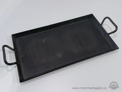 Lodge CRSGR18 18" Carbon Steel Griddle Pan USA Made with Dual Handles
