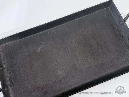 Lodge CRSGR18 18" Carbon Steel Griddle Pan USA Made with Dual Handles