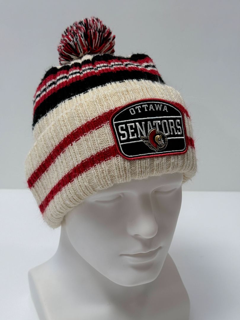 Ottawa Senators Winter Sports Hat Knit Pom Pom Beanie