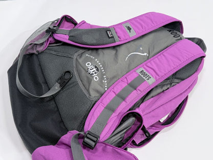 Roots Purple Backpack School Travel Bag Orthopedic Support System