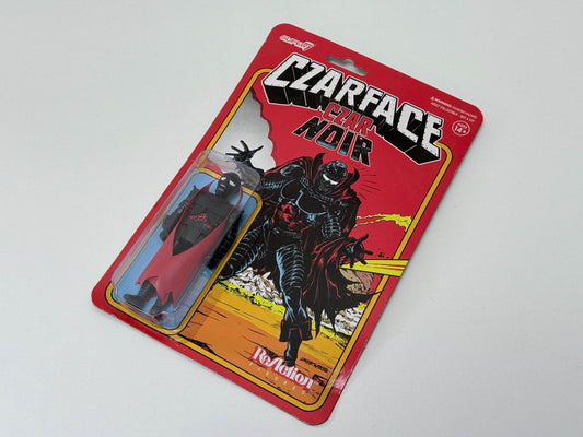 Czarface ReAction Super7 Action Figure Czar Noir Red Cardback Collectible Hip Hop Collab